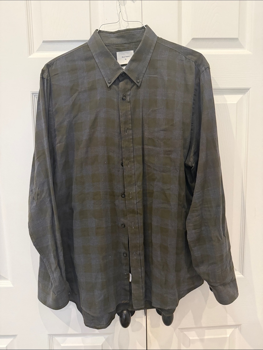 Billy Reid Plaid Button-Down Shirt